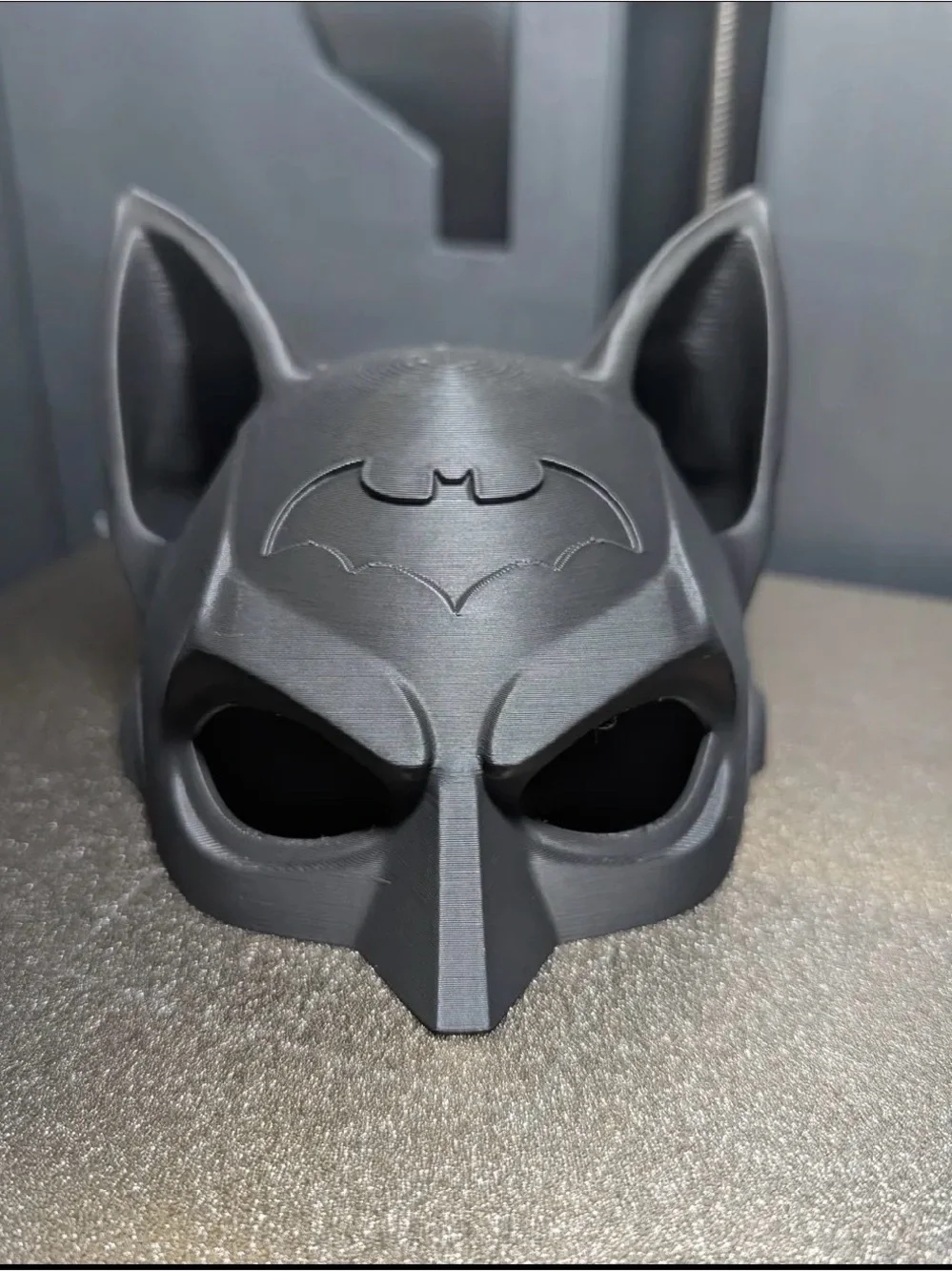 3D Printed Batman Cat Superhero Helmet Costume Pet Accessory
